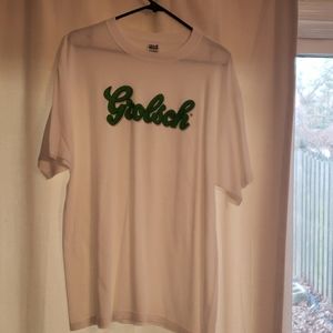 White grolsch tshirt